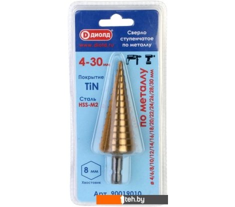  - Сверла, буры, зенкеры ДИОЛД 4-30 мм 90019010 - 4-30 мм 90019010