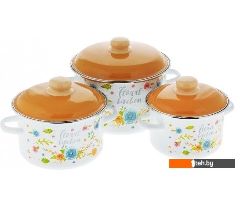  - Кастрюли Appetite Floral Kitchen 6KB191M - Floral Kitchen 6KB191M