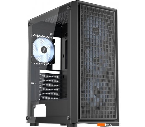  - Корпуса 1stPlayer GO6 GO6-BK-4FS7 (черный) - GO6 GO6-BK-4FS7 (черный)