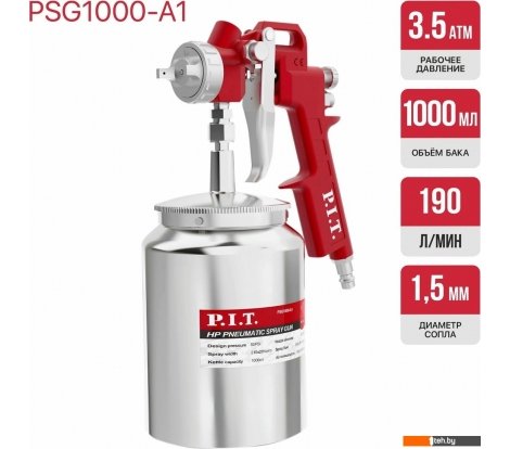  - Пневматические краскопульты P.I.T. PSG1000-A1 - PSG1000-A1
