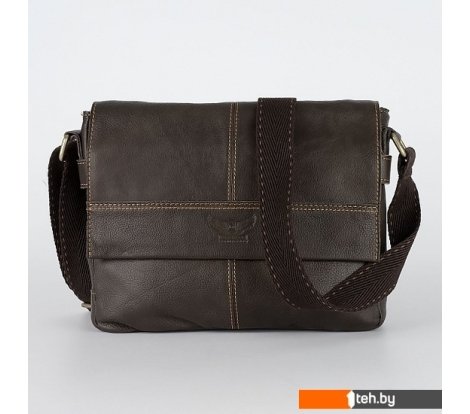  - Женские и мужские сумки Poshete 196-1265-6-DBW (коричневый) - 196-1265-6-DBW (коричневый)