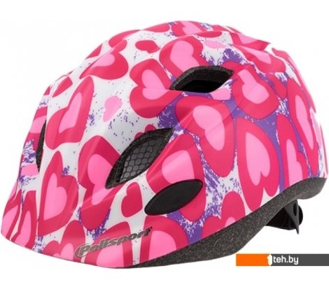  - Спортивные шлемы Polisport S Junior Premium Glitter Hearts - S Junior Premium Glitter Hearts