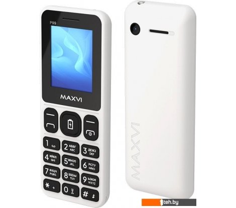  - Мобильные телефоны Maxvi P99 (белый) - P99 (белый)