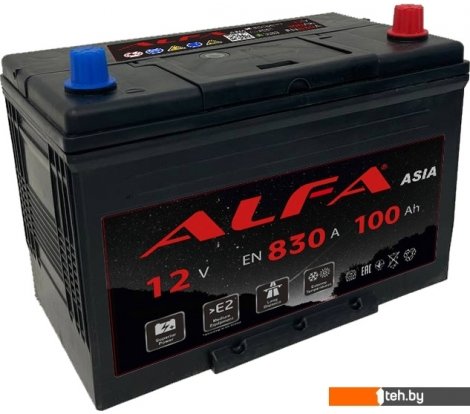 - Автомобильные аккумуляторы ALFA Asia JR 830A (100 А·ч) - Asia JR 830A (100 А·ч)