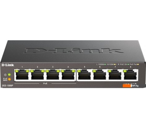  - Коммутаторы D-Link DGS-1008P/F3A - DGS-1008P/F3A