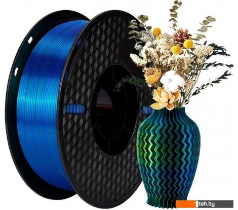  - Расходные материалы и аксессуары для 3D-печати Kingroon PLA Tri Color Silk 1.75мм NSC021 (1кг, Yellow/Blue/Green) - PLA Tri Color Silk 1.75мм NSC021 (1кг, Yellow/Blue/Green)