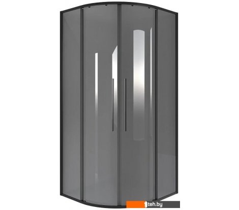  - Душевые кабины Niagara NG-2827-34BLACK 100x100x195 (черный матовый/тонированное стекло) - NG-2827-34BLACK 100x100x195 (черный матовый/тонированное стекло)