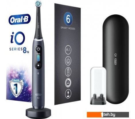  - Электрические зубные щетки и ирригаторы Oral-B iO 8n (черный, 2 насадки) - iO 8n (черный, 2 насадки)