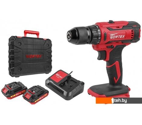  - Шуруповерты, гайковерты, электроотвертки Wortex BD 1820-1 Li 0329209 (с 2-мя АКБ, кейс) - BD 1820-1 Li 0329209 (с 2-мя АКБ, кейс)