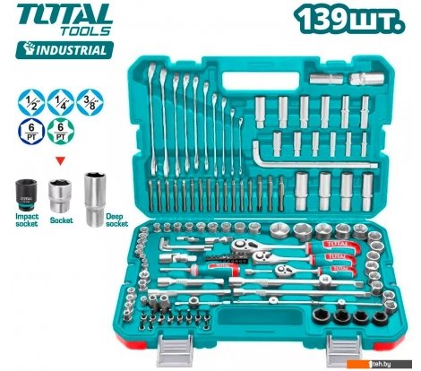  - Наборы инструментов Total THKTHP21396 (139 предметов) - THKTHP21396 (139 предметов)