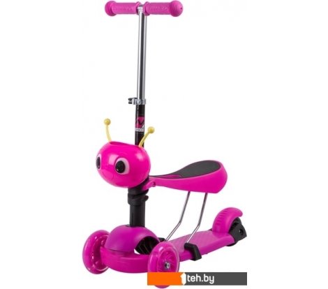  - Самокаты Novatrack Disco-kids Saddle 2019 120S.DISCOKIDS.PN9 (розовый) - Disco-kids Saddle 2019 120S.DISCOKIDS.PN9 (розовый)