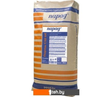  - Шпатлевка Парад СШ-64 (20 кг, белый) - СШ-64 (20 кг, белый)