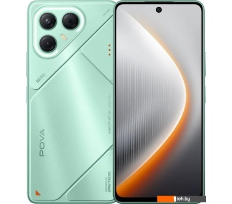 - Мобильные телефоны Tecno Pova 7 5G 8GB/128GB (зеленый оазис) - Pova 7 5G 8GB/128GB (зеленый оазис)