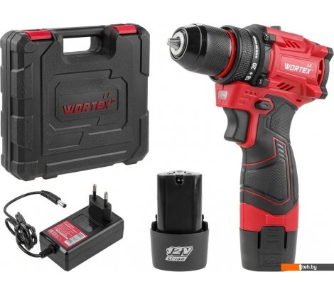  - Шуруповерты, гайковерты, электроотвертки Wortex BD 1220 DLi 1333699 (с 2-мя АКБ, кейс) - BD 1220 DLi 1333699 (с 2-мя АКБ, кейс)