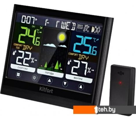  - Метеостанции, гигрометры и термогигрометры Kitfort KT-3318 - KT-3318