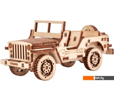  - Сборные модели Wood Trick Джип 4х4 1234-S2 - Джип 4х4 1234-S2