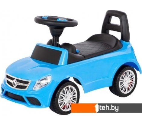 - Каталки, педальные машинки Полесье SuperCar №3 84484 (голубой) - SuperCar №3 84484 (голубой)