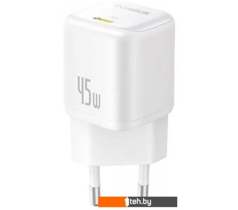  - Зарядные устройства Baseus PicoGo Fast Charger 1C 45W P10176800213-00 (белый) - PicoGo Fast Charger 1C 45W P10176800213-00 (белый)