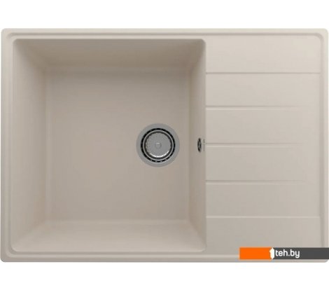  - Кухонные мойки Ulgran Quartz Prima 700-02 (лен) - Quartz Prima 700-02 (лен)