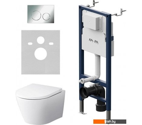  - Унитазы AM.PM Prime Fit IS90151.741701 (с кнопкой смыва) - Prime Fit IS90151.741701 (с кнопкой смыва)