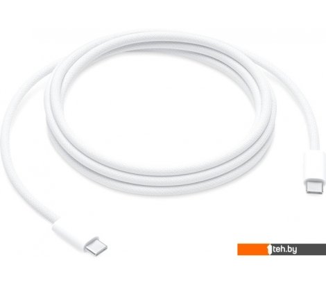 - Кабели, адаптеры, разветвители Apple USB Type-C - USB Type-C (2 м, белый) - USB Type-C - USB Type-C (2 м, белый)