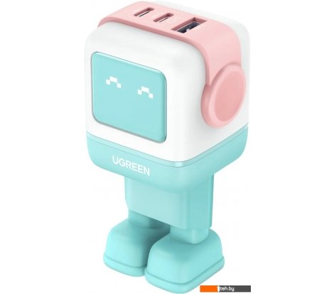  - Зарядные устройства Ugreen Nexode RG 65W CD361 (голубой/розовый) - Nexode RG 65W CD361 (голубой/розовый)