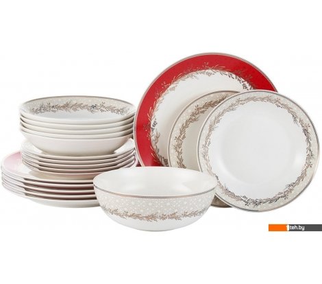  - Тарелки, салатники, блюда и наборы Gipfel Charlotte 51561 (19шт) - Charlotte 51561 (19шт)