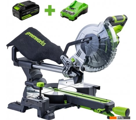  - Циркулярные, торцовочные и сабельные пилы Greenworks GD24MS216K4 1501707UB (с 1-им АКБ) - GD24MS216K4 1501707UB (с 1-им АКБ)