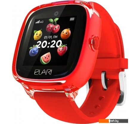  - Умные часы и браслеты Elari KidPhone Fresh 4G (красный) - KidPhone Fresh 4G (красный)