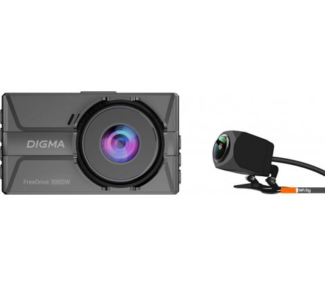  - Автомобильные видеорегистраторы Digma FreeDrive 300DW FD300DW (черный) - FreeDrive 300DW FD300DW (черный)