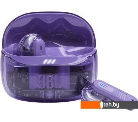  - Наушники и гарнитуры JBL Tune Beam 2 Ghost Edition (фиолетовый) - Tune Beam 2 Ghost Edition (фиолетовый)