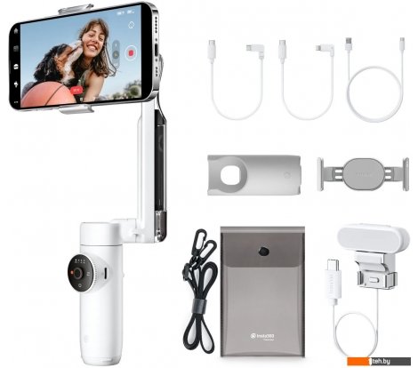  - Штативы, стабилизаторы и селфи-палки для смартфонов Insta360 Flow Creator Kit (белый) - Flow Creator Kit (белый)