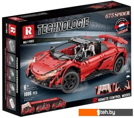 - Конструкторы Reobrix Суперкар Spider 675Lt 11002-D - Суперкар Spider 675Lt 11002-D