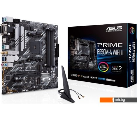  - Материнские платы ASUS Prime B550M-A WIFI II - Prime B550M-A WIFI II
