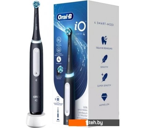  - Электрические зубные щетки и ирригаторы Oral-B iO Series 4 iOG4.1B6.0 (черный) 4210201437604 - iO Series 4 iOG4.1B6.0 (черный) 4210201437604
