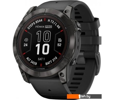  - Умные часы и браслеты Garmin Fenix 7X Pro Sapphire Solar (карбоново-серый титан/черный) - Fenix 7X Pro Sapphire Solar (карбоново-серый титан/черный)