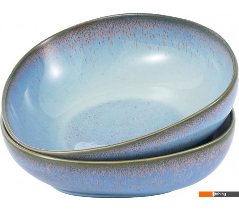  - Тарелки, салатники, блюда и наборы Gipfel Merida 43277 (2шт, голубой) - Merida 43277 (2шт, голубой)