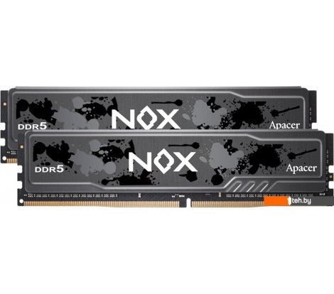  - Оперативная память Apacer NOX 2x32ГБ DDR5 6000 МГц AH5U64G60C622MBAA-2 - NOX 2x32ГБ DDR5 6000 МГц AH5U64G60C622MBAA-2