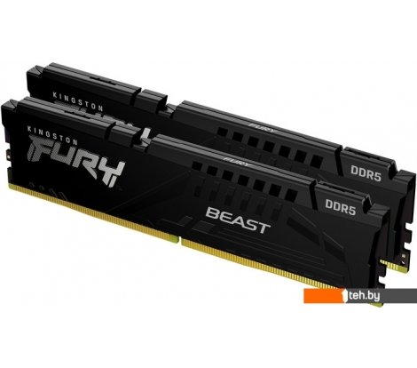  - Оперативная память Kingston FURY Beast 2x8ГБ DDR5 6000 МГц KF560C30BBK2-16 - FURY Beast 2x8ГБ DDR5 6000 МГц KF560C30BBK2-16