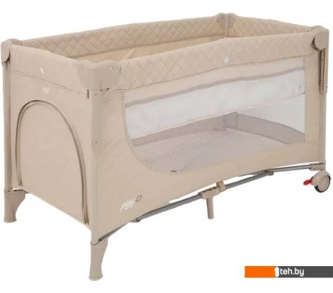  - Детские манежи MOWbaby Play Plus RP102 (бежевый) - Play Plus RP102 (бежевый)