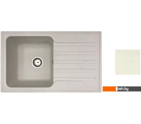 - Кухонные мойки БелЭворс Styl R (белый, без сифона) - Styl R (белый, без сифона)