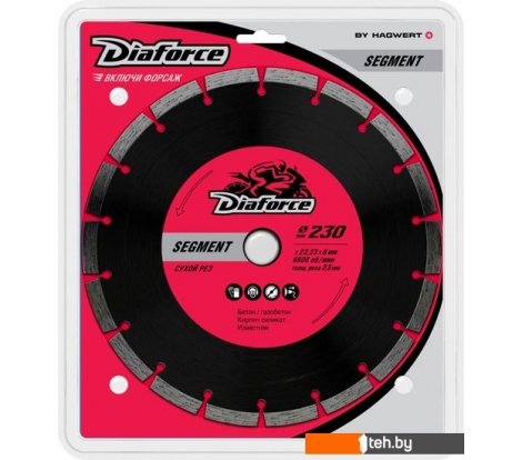  - Отрезные диски Diaforce Segment 500230 - Segment 500230