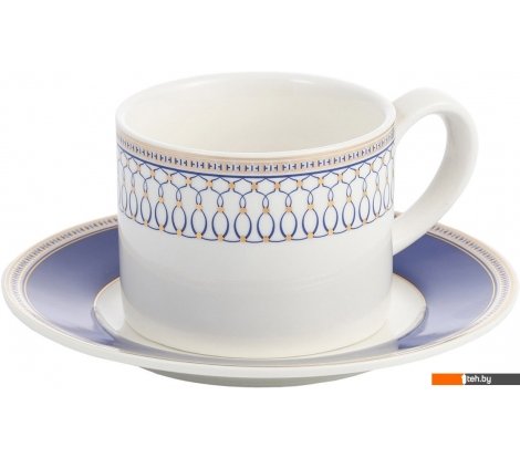  - Кружки, чашки, стаканы для горячих напитков Gipfel Orpheus 51559 (белый/синий) - Orpheus 51559 (белый/синий)