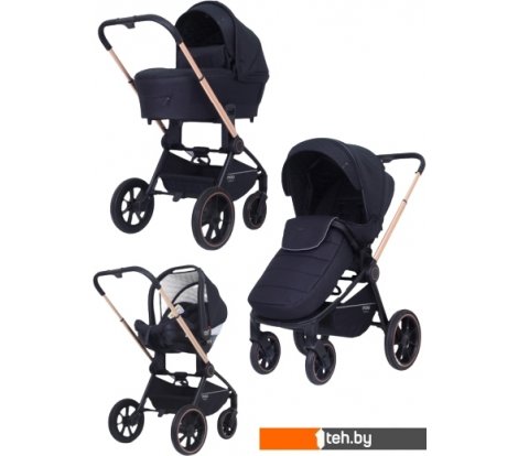  - Детские коляски и аксессуары Rant MOWbaby Zoom PU (3 в 1, gold black) - MOWbaby Zoom PU (3 в 1, gold black)