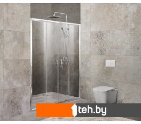  - Душевые кабины BelBagno Unique-BF-2-150/180-P-Cr (матовое стекло) - Unique-BF-2-150/180-P-Cr (матовое стекло)