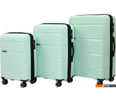  - Чемоданы, сумки-тележки Pride РР-203 (3шт, мятный) - РР-203 (3шт, мятный)