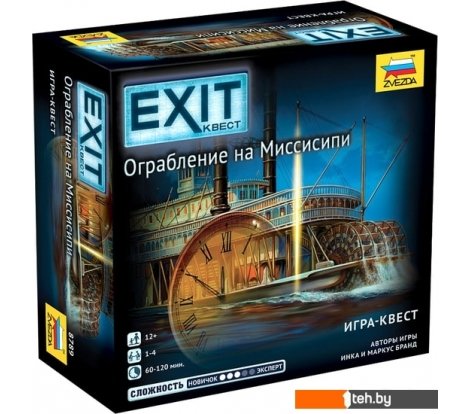  - Настольные игры Звезда Exit-Квест. Ограбление на Миссисипи - Exit-Квест. Ограбление на Миссисипи