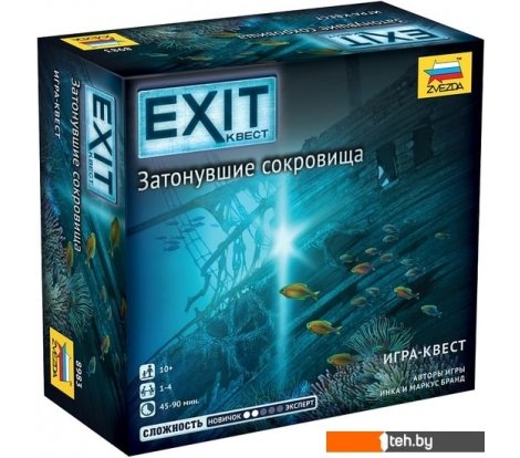  - Настольные игры Звезда Exit-Квест. Затонувшие сокровища 8983 - Exit-Квест. Затонувшие сокровища 8983
