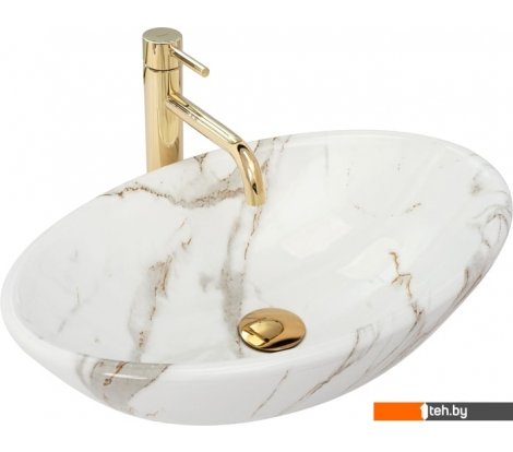  - Умывальники Rea Pamela Shiny Aiax Marmur REA-U9685 (мрамор) - Pamela Shiny Aiax Marmur REA-U9685 (мрамор)