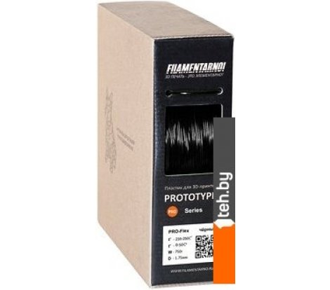  - Расходные материалы и аксессуары для 3D-печати Filamentarno! Prototyper Pro-Flex 1.75 мм 750 г (черный) - Prototyper Pro-Flex 1.75 мм 750 г (черный)